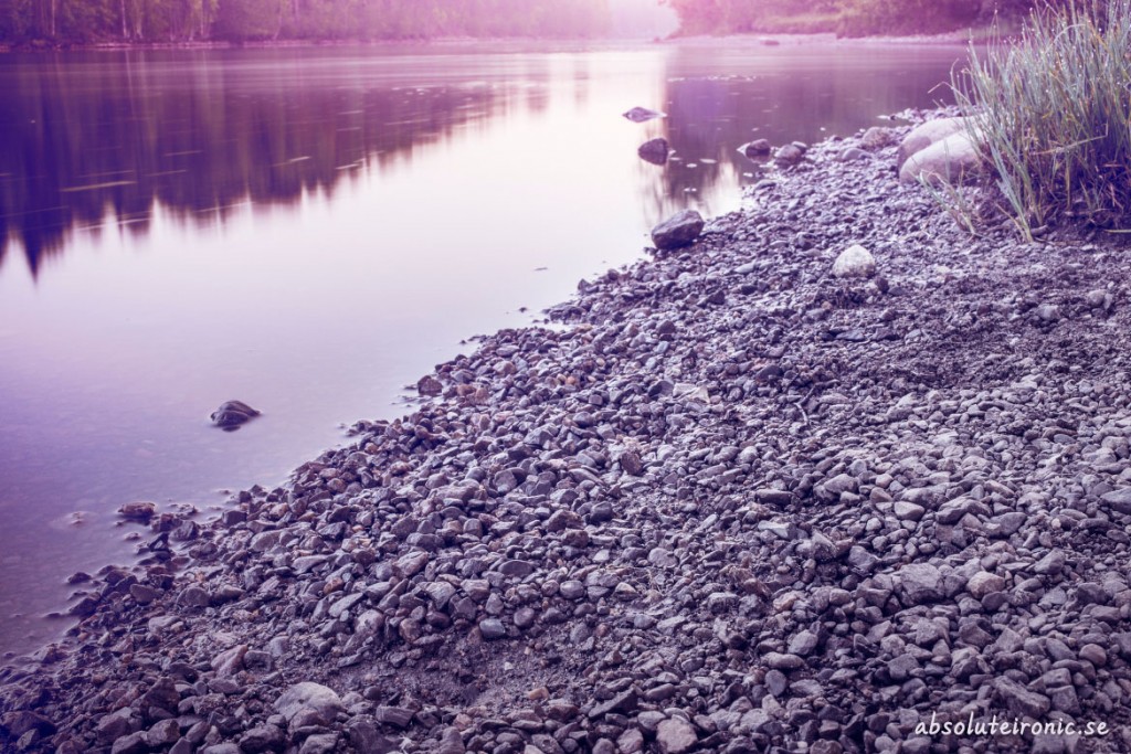 Peaceful river in Skellefteå