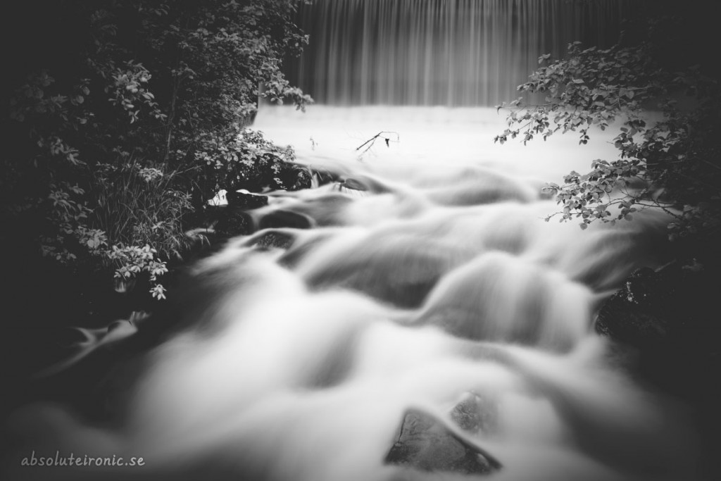 Soft waterfall, Skellefteälven