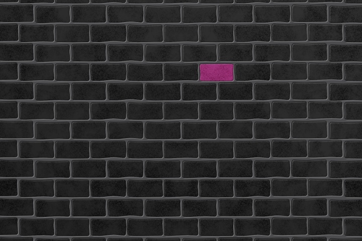 Graphic illustration of a brick wall